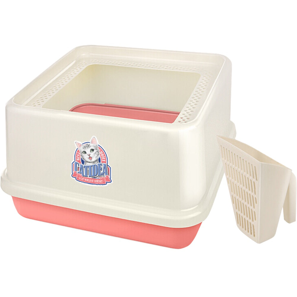 CatIdea Luxury Top-Entry Cat Litter Box - Kohepets