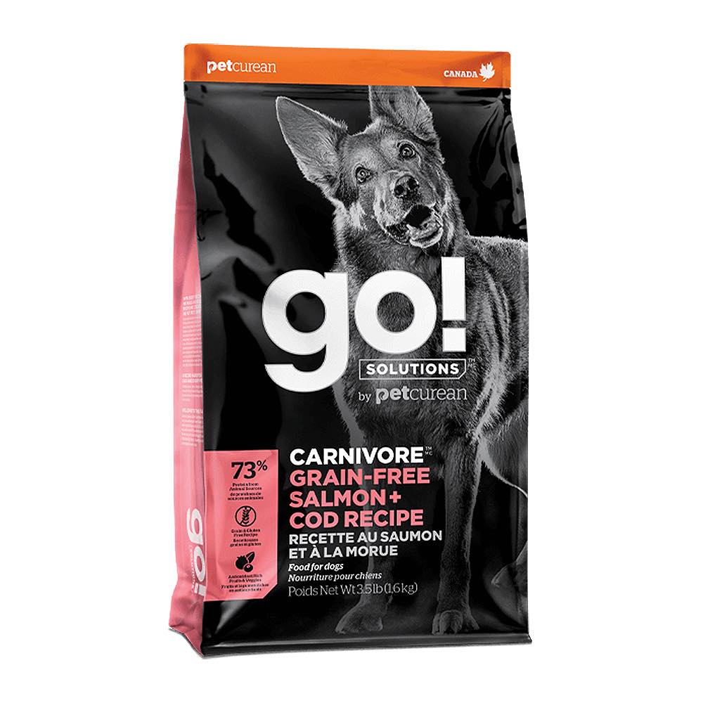 Petcurean GO! Carnivore Grain Free Salmon + Cod Recipe Dry Dog Food