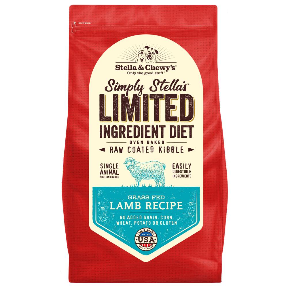 Stella & Chewy??s Limited Ingredient Diet Lamb Raw Coated Grain-Free Dry Dog Food