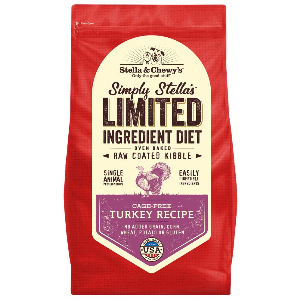 Stella & Chewy??s Limited Ingredient Diet Turkey Raw Coated Grain-Free Dry Dog Food