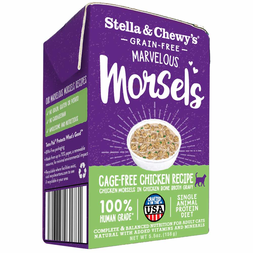 Stella & Chewy??s Marvelous Morsels Cage-Free Chicken Wet Cat Food 5.5oz