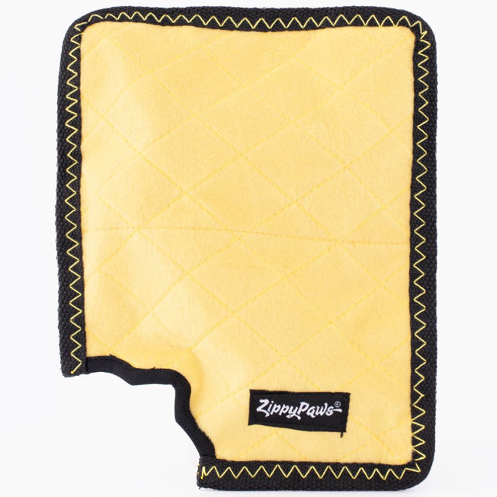 ZippyPaws Z-Stitch Yellow Notepad Dog Toy