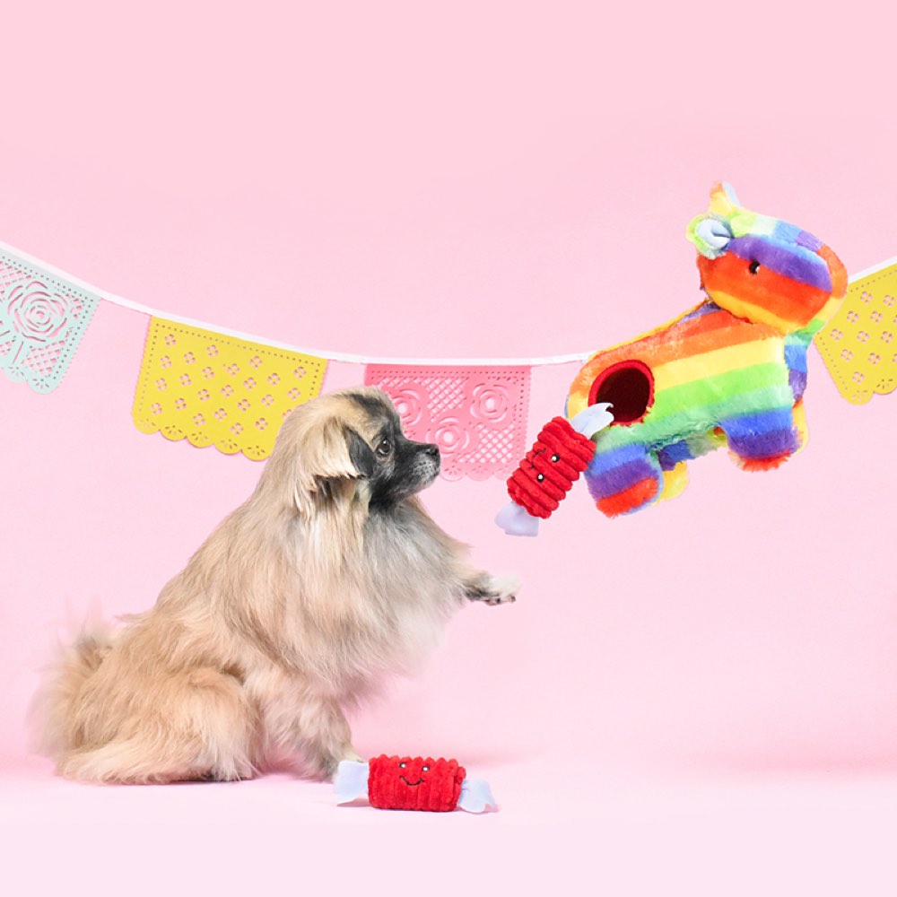 ZippyPaws Zippy Burrow Pinata Plush Dog Toy