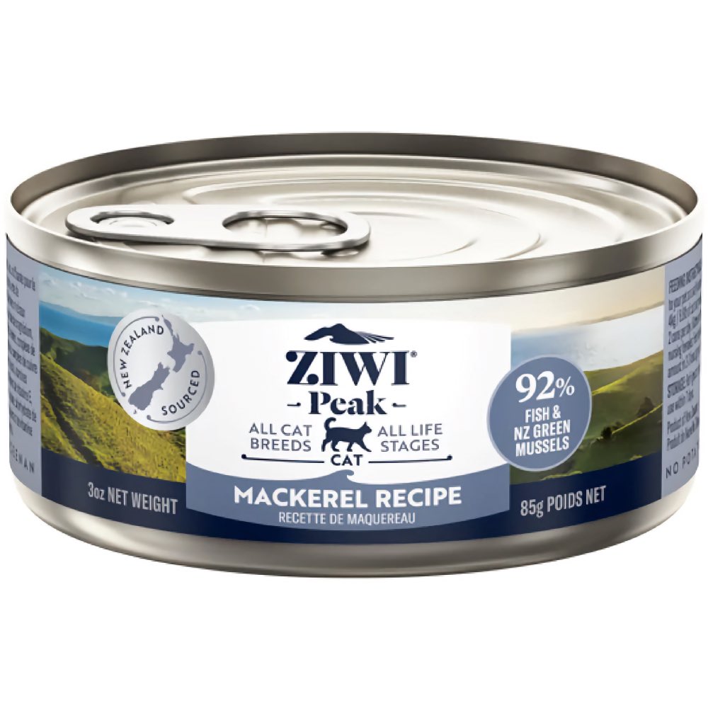 20% OFF: Ziwi Peak Mackerel Grain-Free Canned Cat Food 85g
